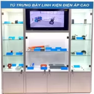 Tủ trưng bày linh kiện điện áp cao