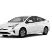 Mô hình xe ô tô hybrid Toyota Prius prime 2018 ( Mới 100%)